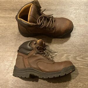 Timberland Pro brown work boots